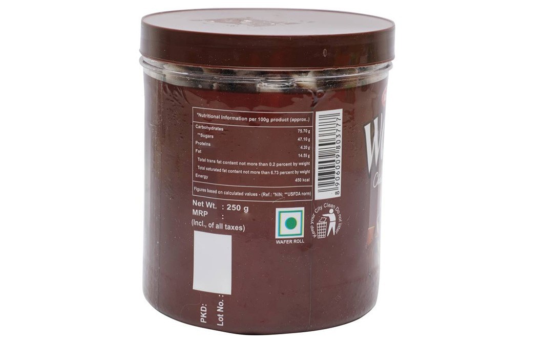 Dukes Waffy Choco Roll    Jar  250 grams